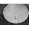 Image 2 : Mahogany Marble Top Small Pedestal