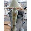 Image 2 : Cast Palm/Elephant Motif Floor Lamp