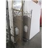 Image 1 : Ornate Metal 3 Panel Privacy Scene