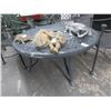 Image 1 : Cast Round Patio Table w/Removeable Round Insert