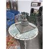 Image 3 : Cast Round Patio Table w/Glasstop