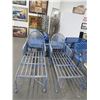 Image 1 : Cast Blue Patio Chaise Lounges - Pair