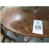 Image 2 : Mahogany Round Small Pedestal Table