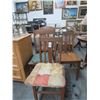 Image 1 : Antique Oak Chairs - 5
