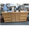 Image 1 : Thomasville Light Oak Server Cabinet