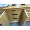 Image 3 : Thomasville Light Oak Server Cabinet
