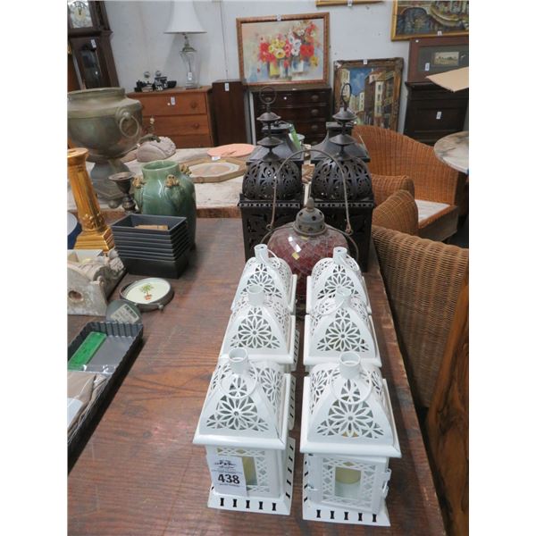 Asst. Ornate Candle Lanterns - 11