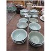 Image 1 : Green Porcelain Bowls, Lidded Mugs