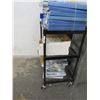 Image 1 : Small Black Wire 3 Shelf Cart