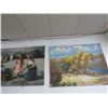Image 1 : Unframed Oil On Canvas Wall Art - 4