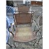 Image 1 : Black Iron Spring Rocker Armchairs - Pair