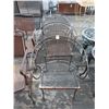 Image 1 : Black Metal Round Back Patio Chairs - 3