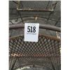 Image 2 : Black Metal Round Back Patio Chairs - 3
