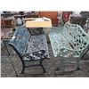 Image 1 : 2-Cast Patio Benches - 2 X $