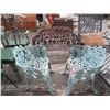 Image 1 : Cast Patio Bench w/2 Side Chairs - Set