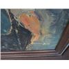 Image 3 : Framed Oil On Canvas Venice Gondolas - 40 X 48