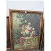 Image 1 : Framed Oil On Canvas Floral Wall Art - 40 X 48