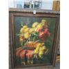 Image 1 : Framed Oil On Canvas Floral Wall Art - 36 X 40