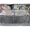 Image 1 : Cast Grey Patio End Tables - Pair