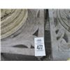 Image 2 : Cast Grey Patio End Tables - Pair