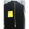 Image 1 : 14K YG Necklace w/Cross