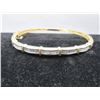 Image 1 : 18K WG Diamond Bangle Bracelet w/15 Round
