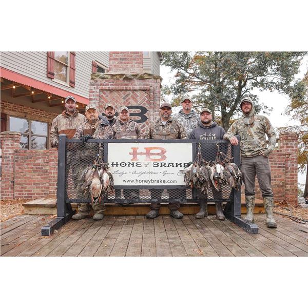 Honey Brake Waterfowl Hunt for 4 Hunters