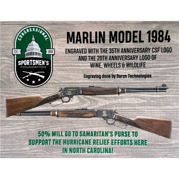 Pledge $10,000 to support the Congressional Sportsmen's Foundation and Hurricane Relief Efforts