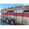 Image 4 : 1981 WW 5 Place Horse Gooseneck Tandem Trailer 24ft Deck - Lights and Brakes Work, Solid 