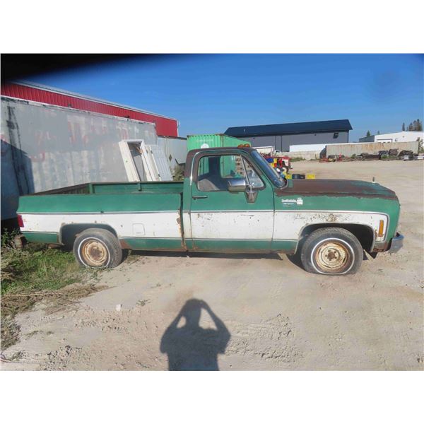 1980 GMC Scotsdale 10 Diesel 1/2 Ton Pickup - Not Running , Has TOD 