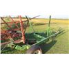Image 6 : **OFFSITE TEULON** Herman 70ft Hydraulic Diamond Harrows - 1 Lift Plate Needs 4 New Bolts ,