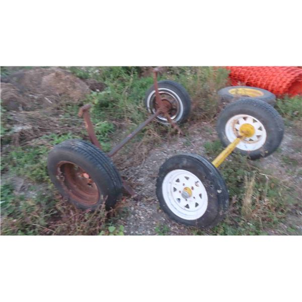 **OFFSITE HWY 8** 2 Axles with Rims (1) 15'' (1) 13''  ** Directions: 1 1/2