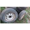Image 3 : **OFFSITE HWY 8** (6) 8 Hole Rims with 16'' Trailer Tires  ** Directions