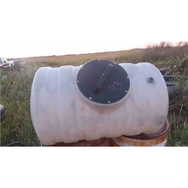 **OFFSITE HWY 8** 50 Gallon Poly Tank   ** Directions: 1 1/2 South of