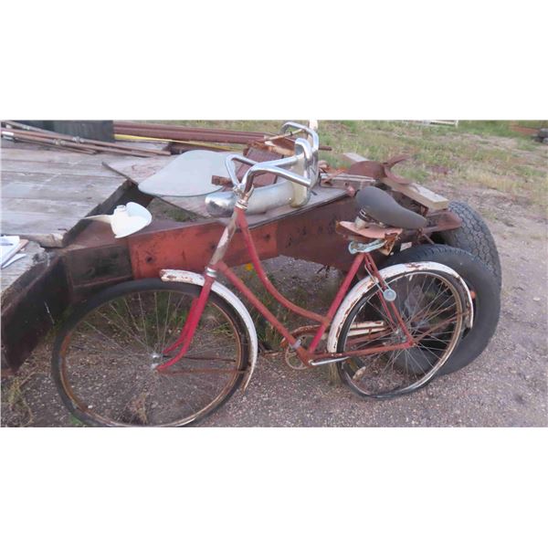 **OFFSITE HWY 8** CCM Vintage Pedal Bike , VW Beetle Fronnt Bumper, 
