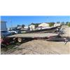 Image 1 : 2001 Rainbow Bumper Hitch Trailer 20ft Above Wheels Flat Deck Tandem with Ramps - Has TOD