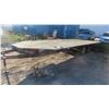 Image 7 : 2001 Rainbow Bumper Hitch Trailer 20ft Above Wheels Flat Deck Tandem with Ramps - Has TOD