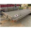Image 3 : 2010 Triton Aluminum Trailer 22ft Flat Deck Tandem 3500lbs x 2 with Beaver Tail * Has TOD