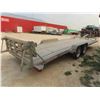 Image 8 : 2010 Triton Aluminum Trailer 22ft Flat Deck Tandem 3500lbs x 2 with Beaver Tail * Has TOD