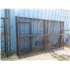 Image 1 : New Dog Kennel with Walk Through Gate  (4)  9ft Metal Framed Mesh Panels 70'' Tall  