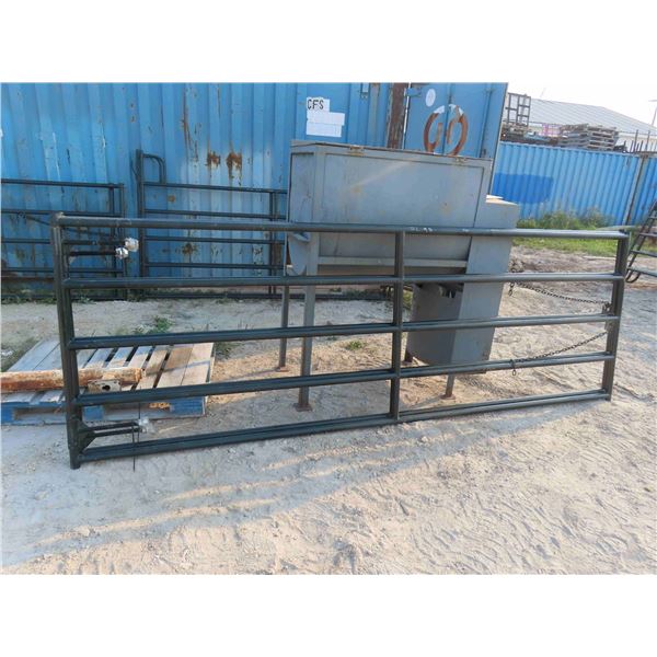 2 New Metal 12ft 5 Bar Gates 