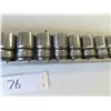 Image 3 : (16) Snap On Metric 1/2'' Sockets Up To 22mm 