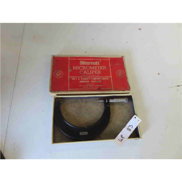 Starrett Micrometer Caliper 4'' to 5'' 