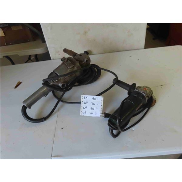 2 Power Angle Grinders 