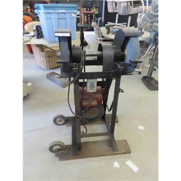 Floor Model Heavy Duty Grinder with Wire Wheel 