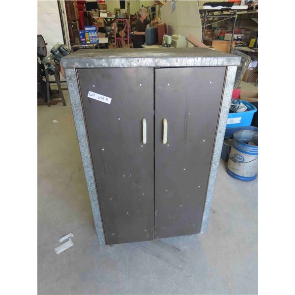 Shop Metal 2 Door Cabinet 45'' x 26'' x 17''