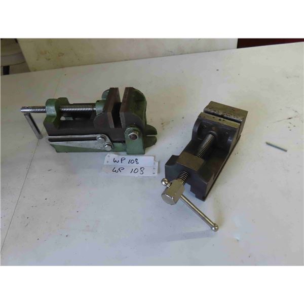 2 Drill Press Vises 