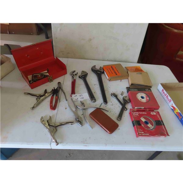 Crescent Wrench , Grinding Stones, Vise Grips , Torch Ends , Plus