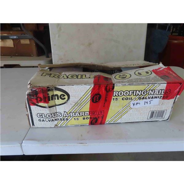 Case of 1 1/4'' Roofing Coil Nails 