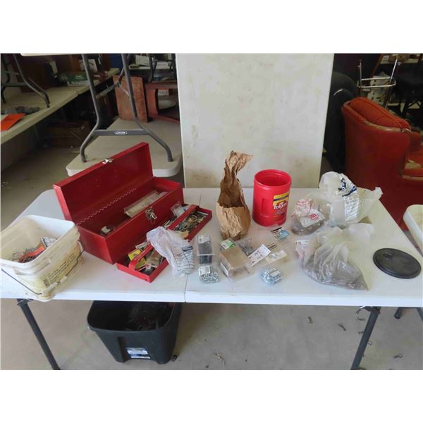 Screws , Nails , Various Hardware & Tool Box